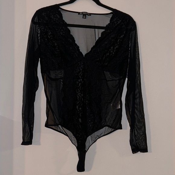 INC International Concepts Lace Bodysuit Size XL - Picture 1 of 8